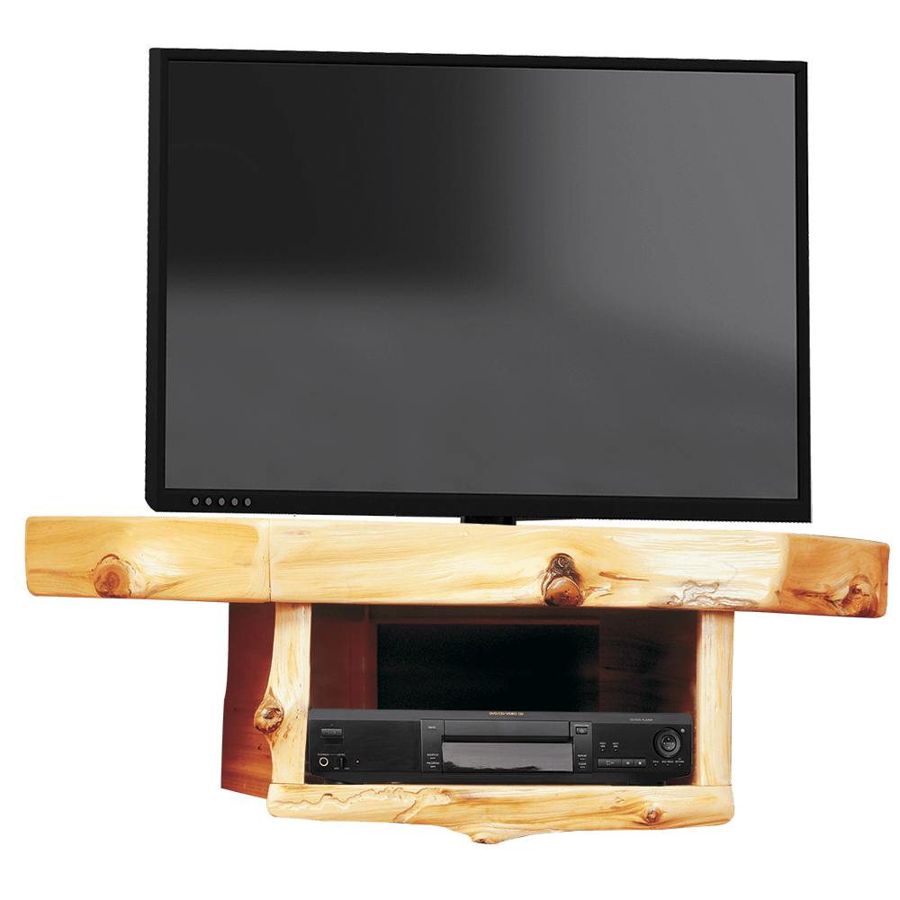 Cedar Corner Television Shelf