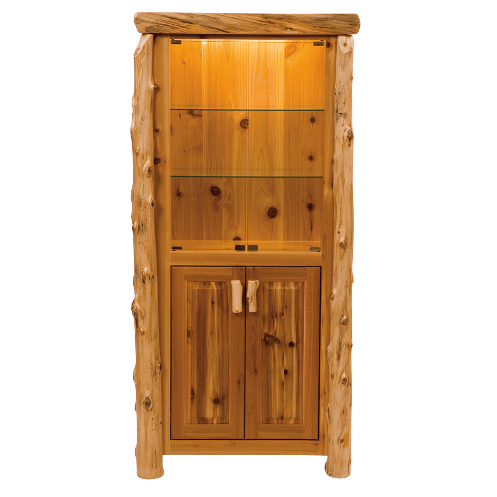 Cedar Display Cabinet