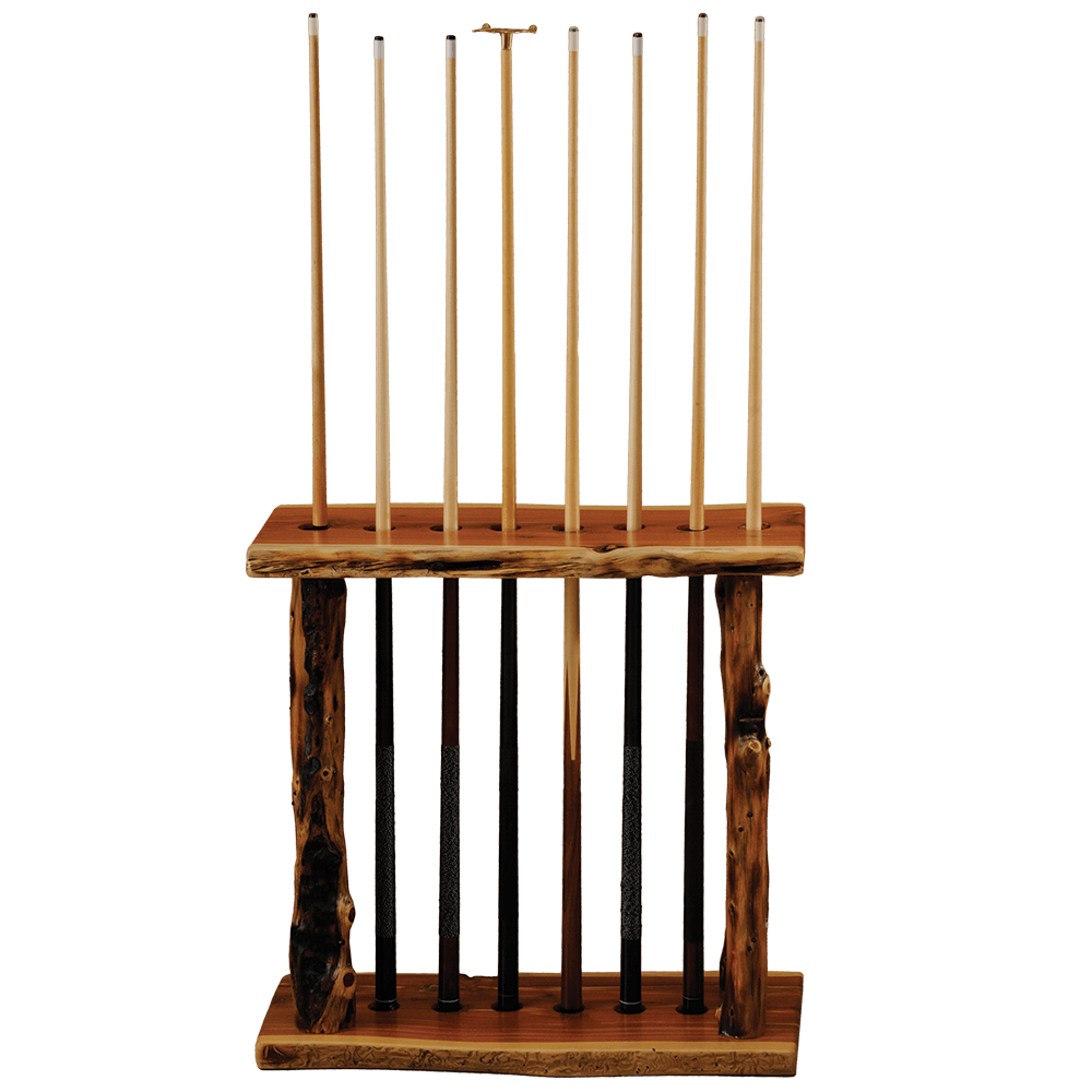 Juniper Floor Pool Cue Rack