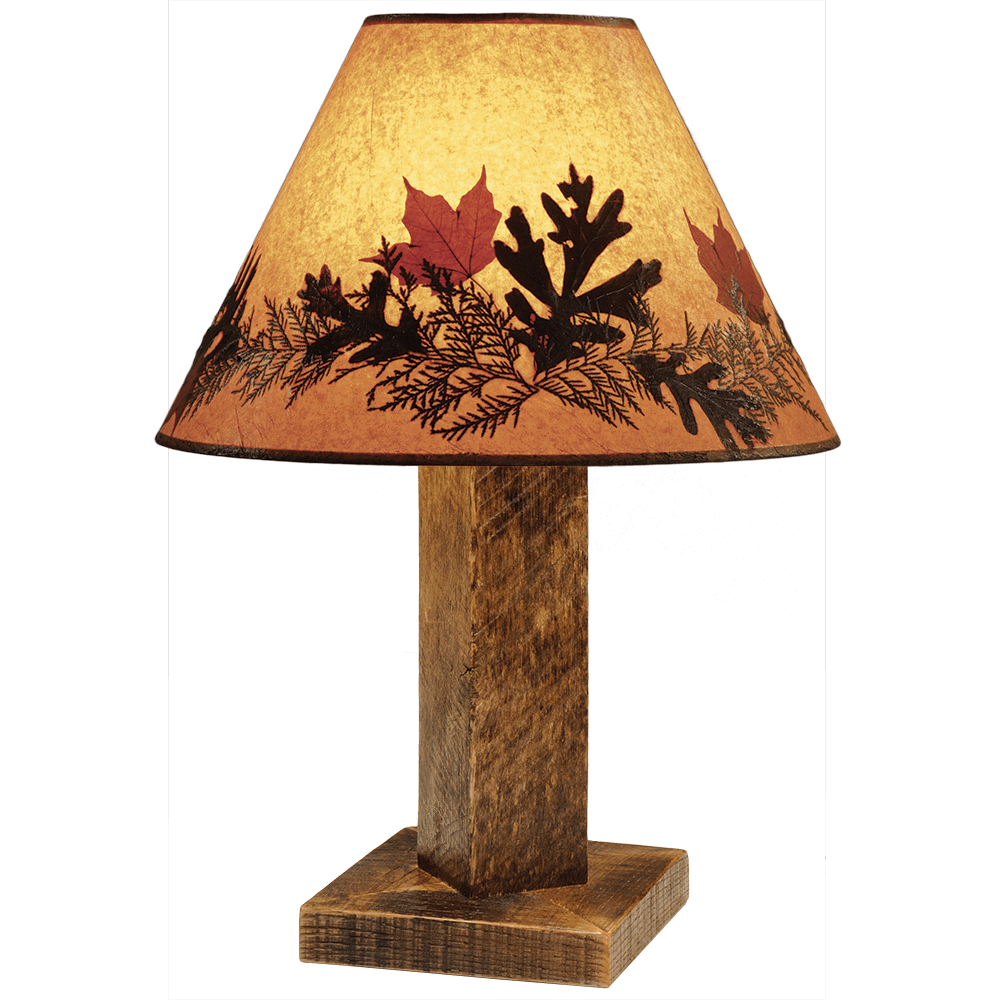 Barnwood Table Lamp