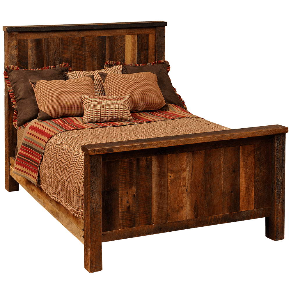Barnwood Traditional Bed