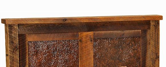 Headboard For Barnwood Copper Inset Bed