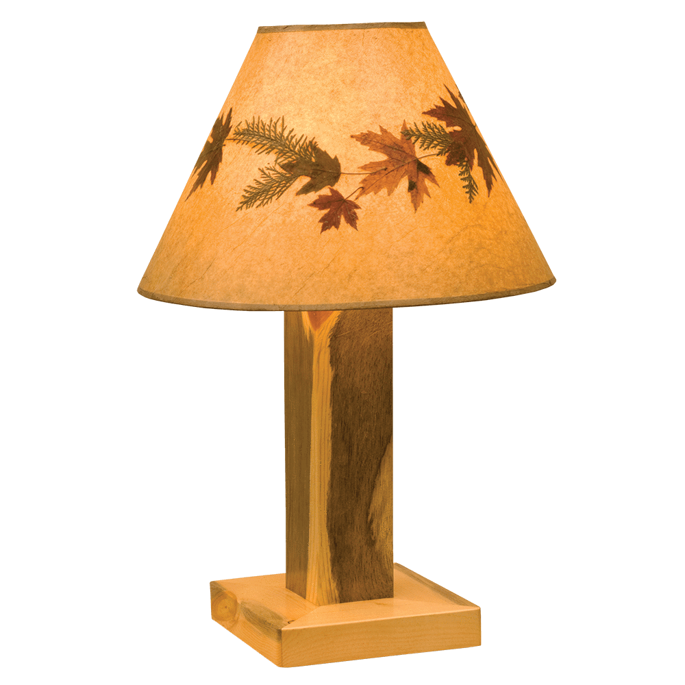 Blue Stain Pine Table Lamp