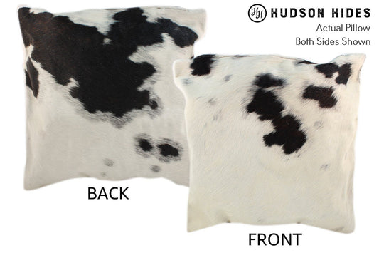 Tricolor 20"x20" Brazilian Cowhide Pillow #10459 by Hudson Hides