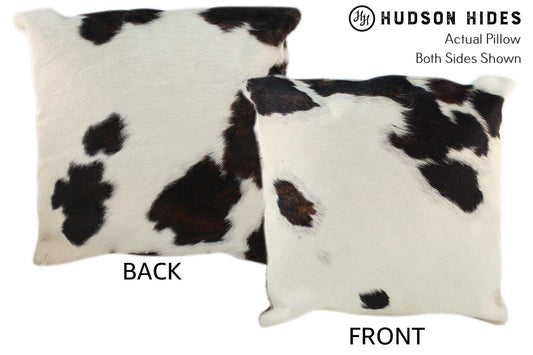 Tricolor 20"x20" Brazilian Cowhide Pillow #10460 by Hudson Hides