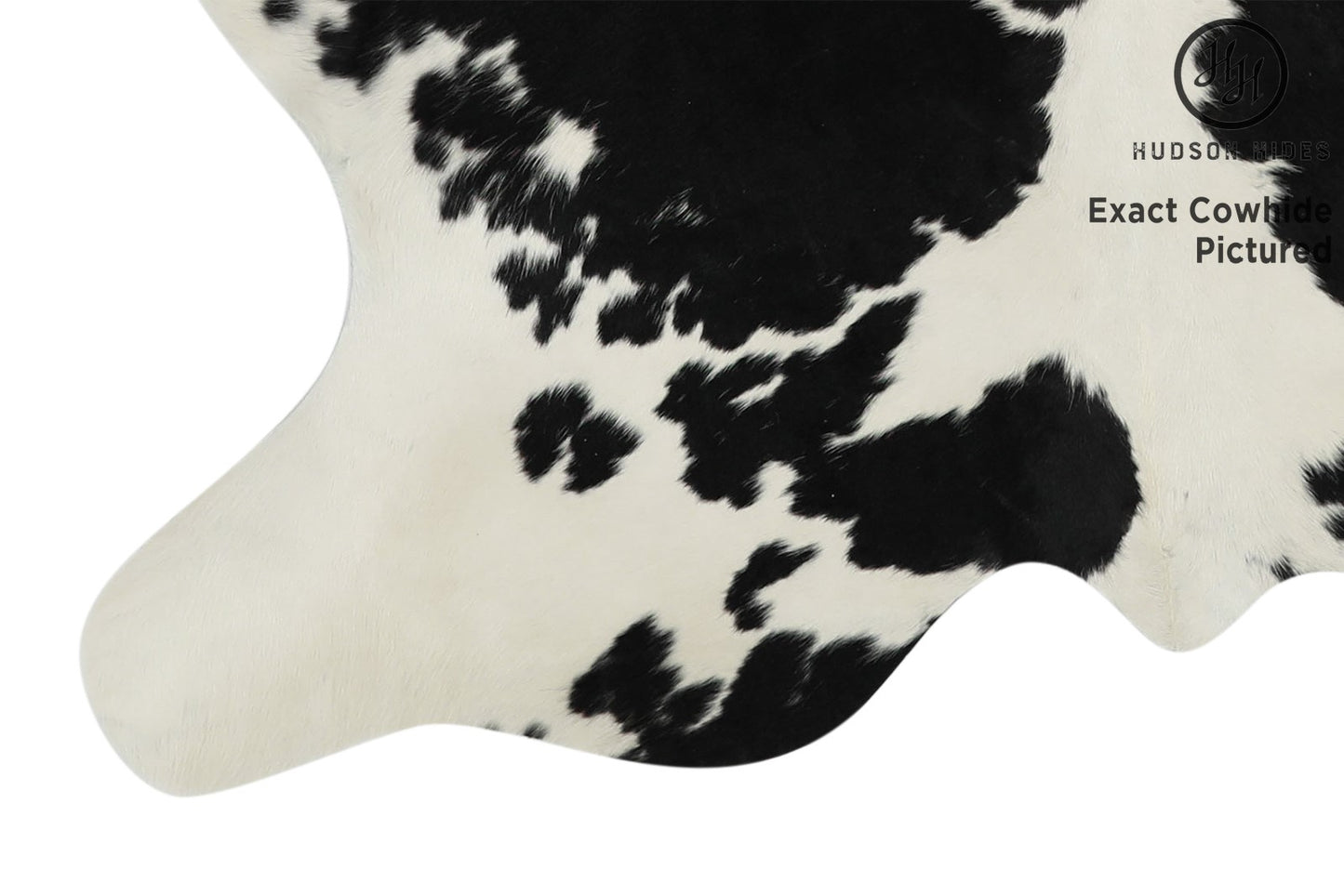 Black And White Cowhide Rug #11598