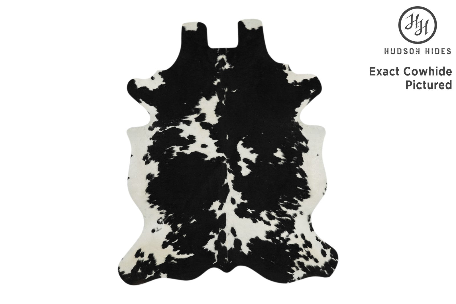 Black And White Cowhide Rug #11615