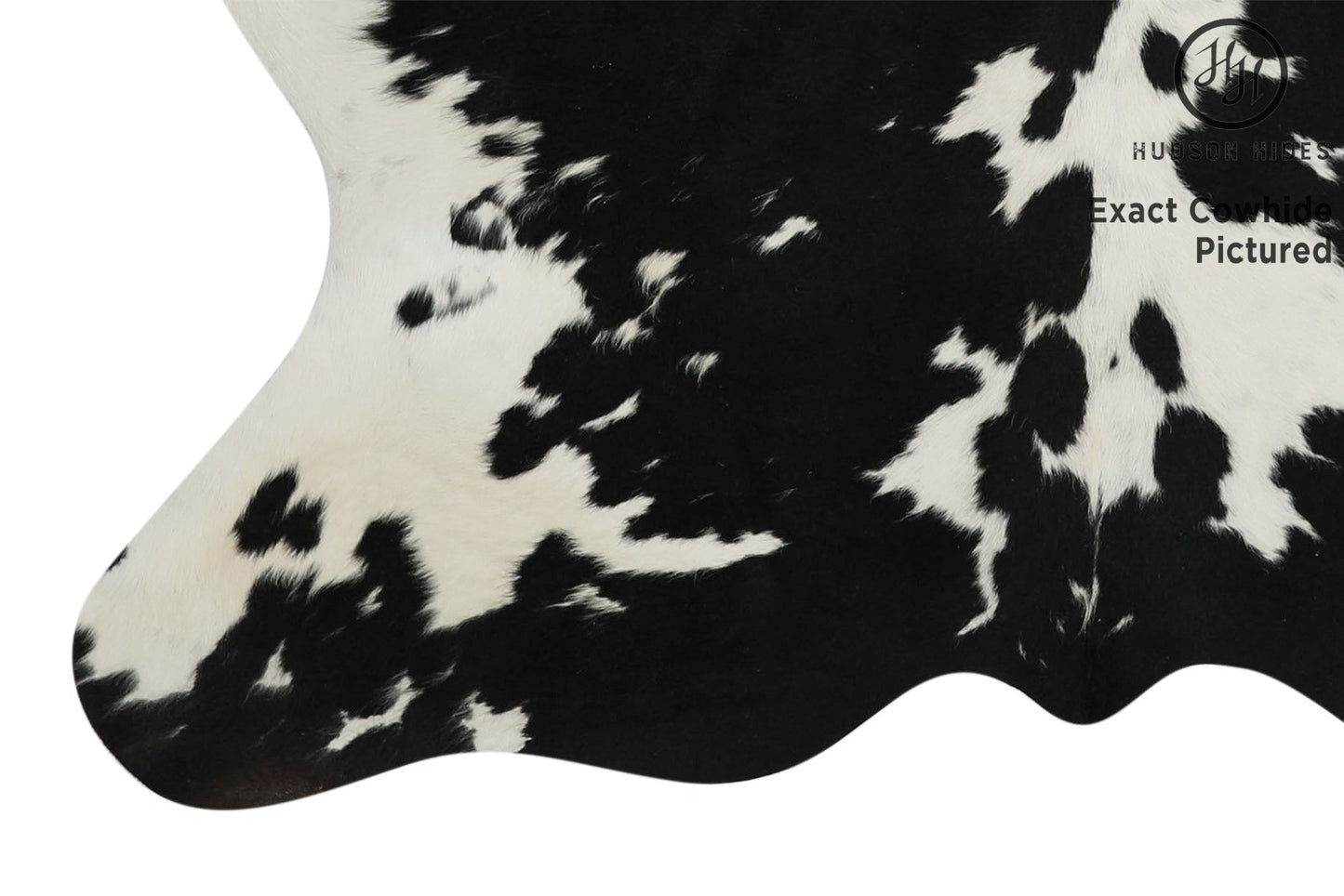 Black And White Cowhide Rug #11615