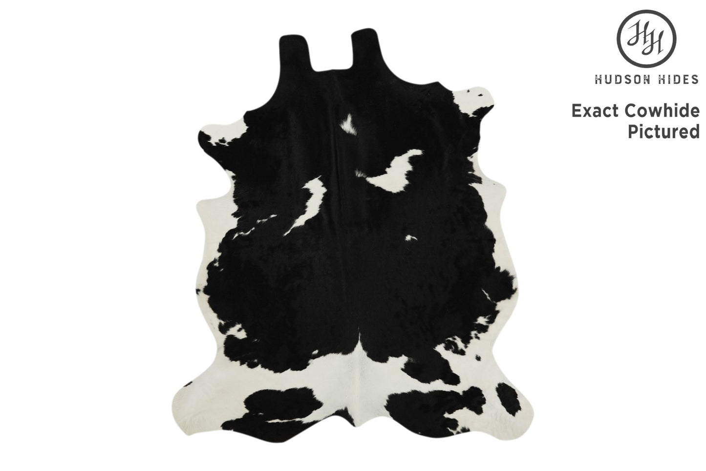 Black And White Cowhide Rug #11616