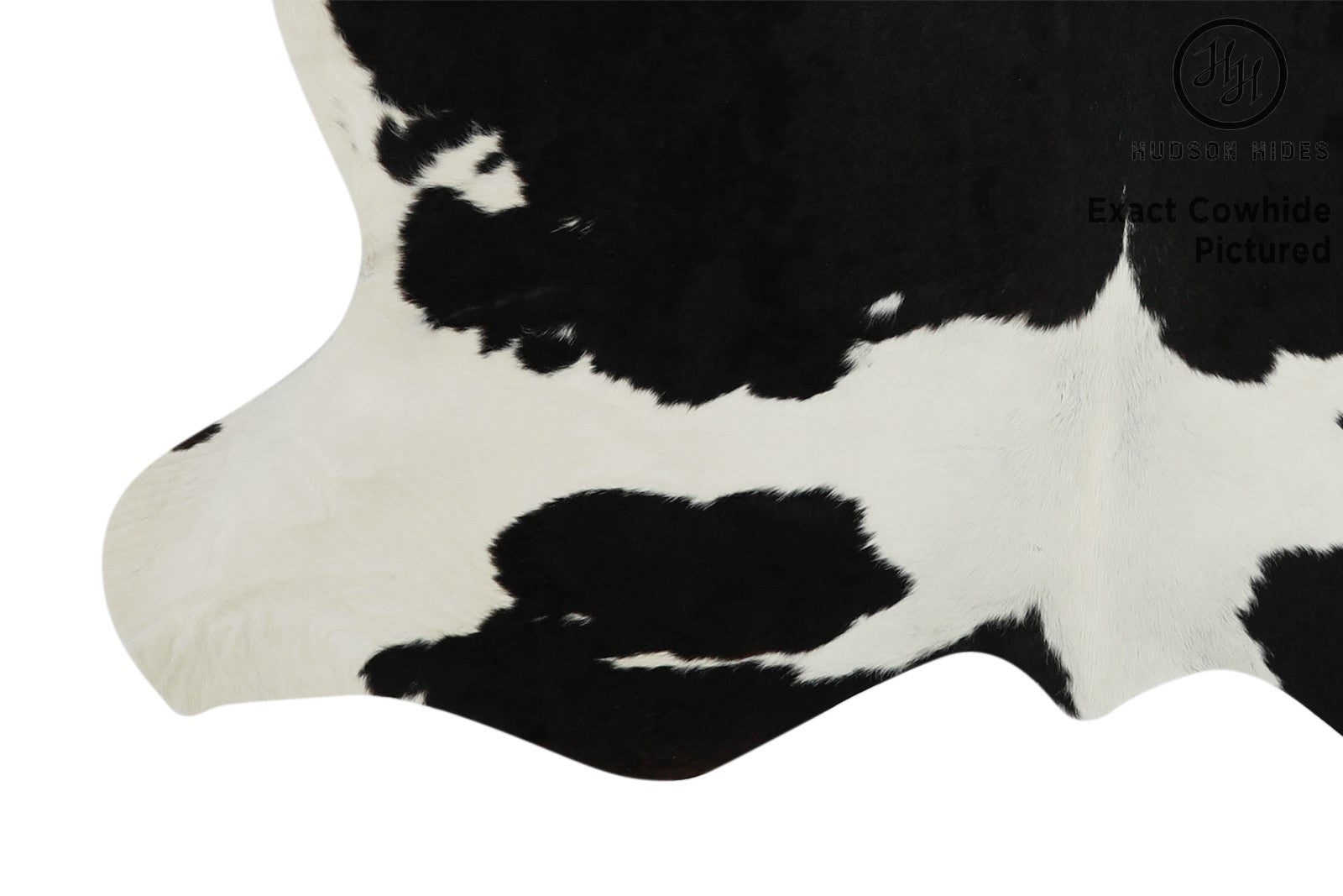 Black And White Cowhide Rug #11616