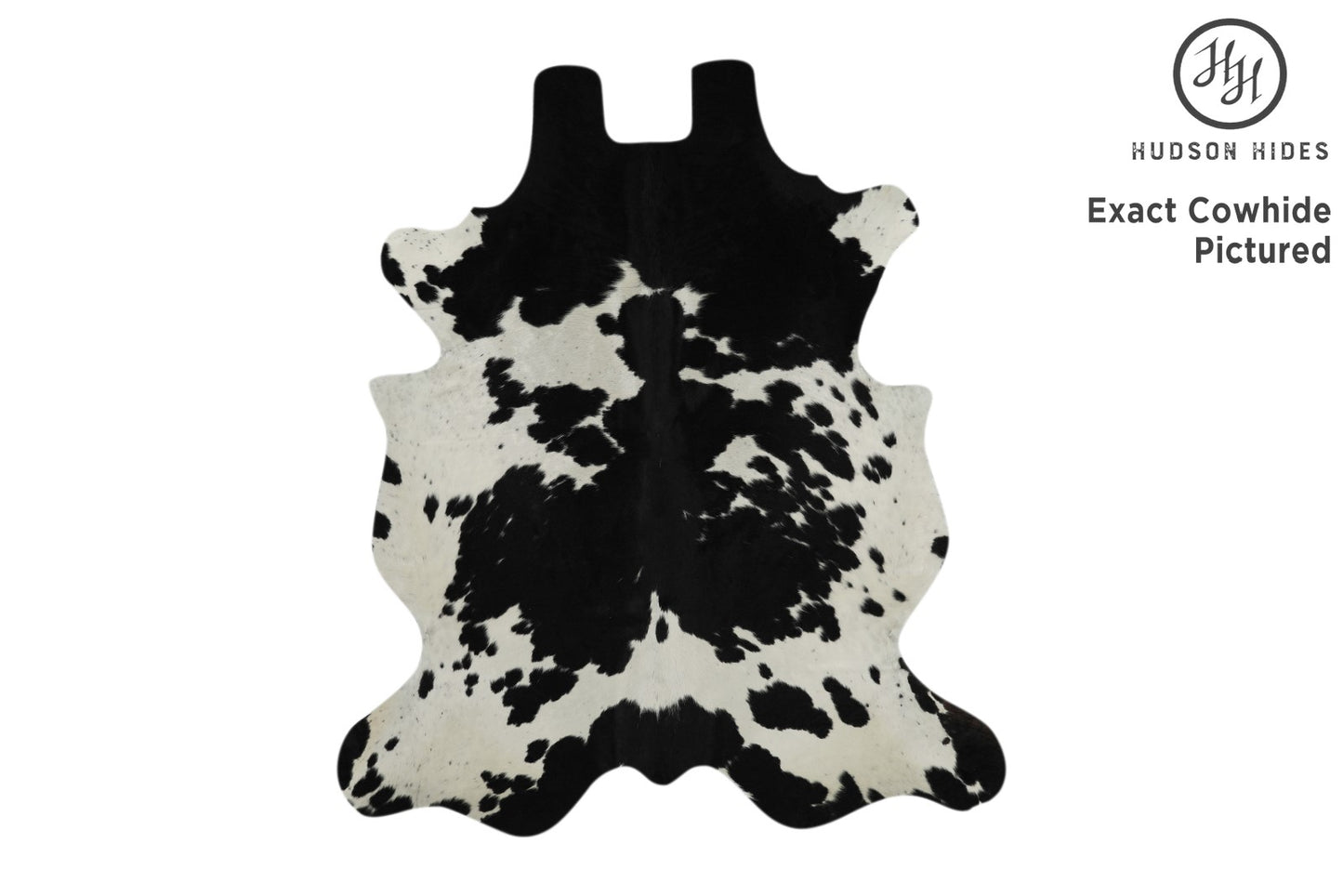 Black And White Cowhide Rug #11617