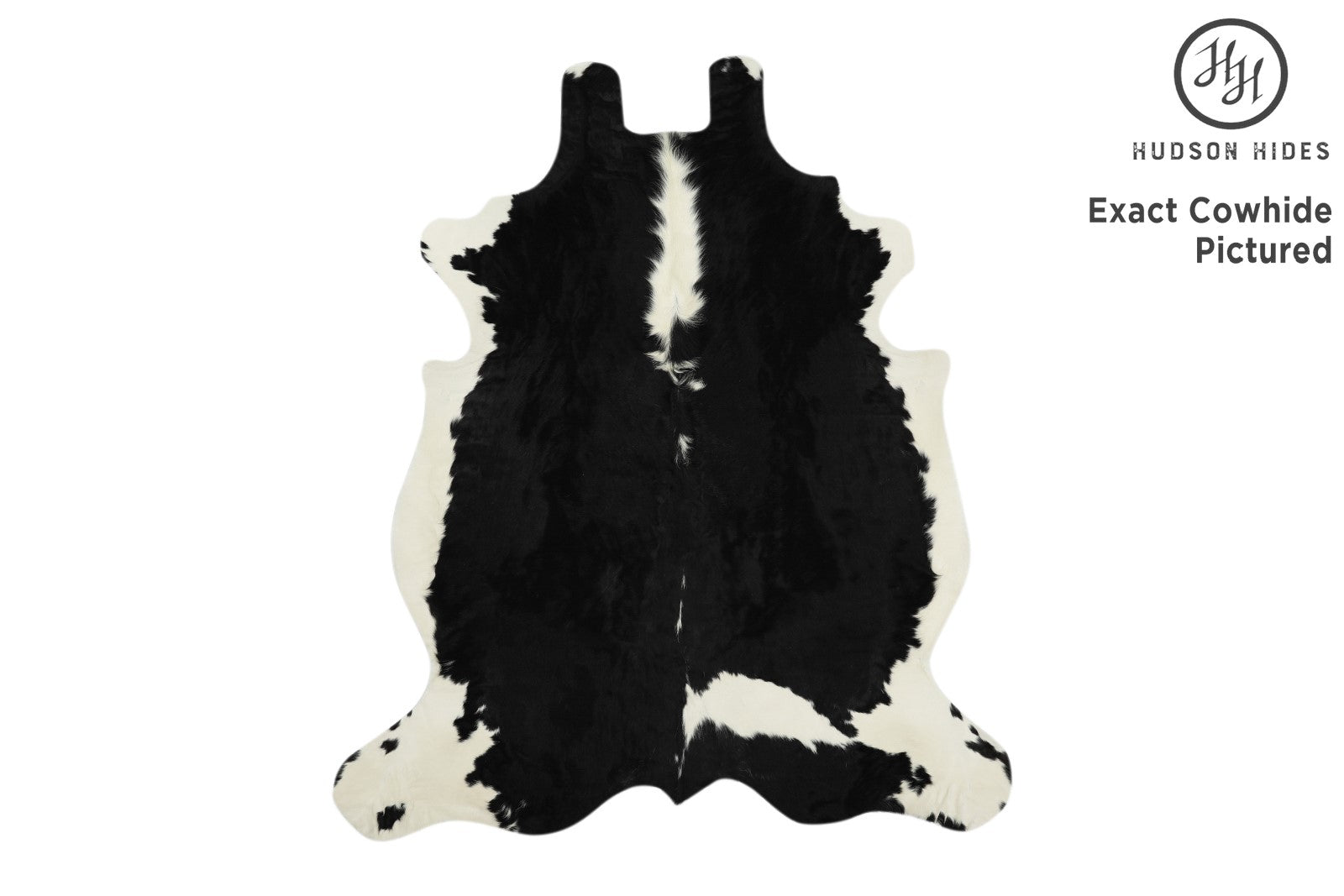 Black And White Cowhide Rug #11618