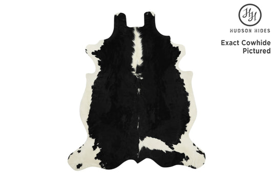 Black And White Cowhide Rug #11618