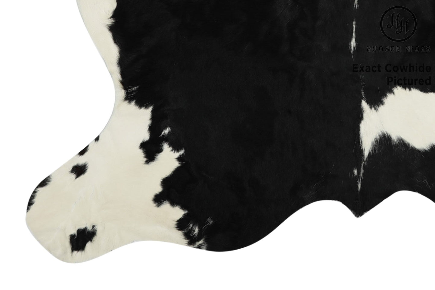 Black And White Cowhide Rug #11618