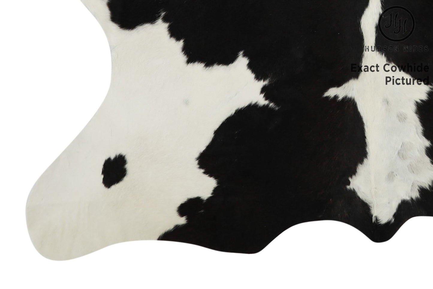 Black And White Cowhide Rug #11619