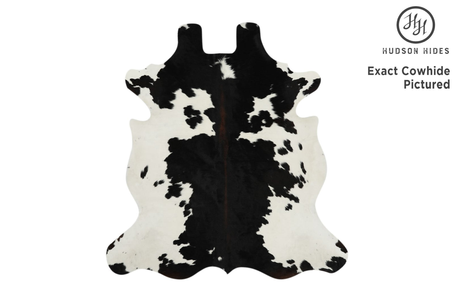 Black And White Cowhide Rug #11641