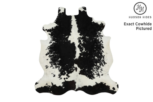 Black And White Cowhide Rug #11642