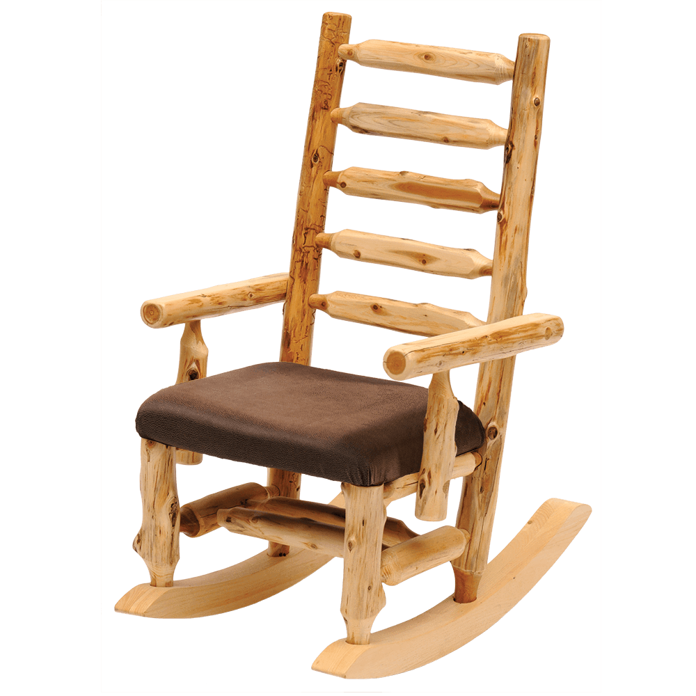 Cedar Rocking Chairs - Upholstered Seat