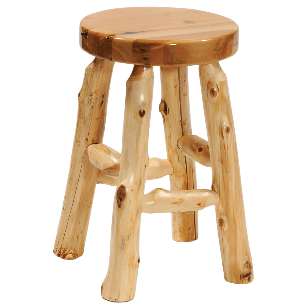 Cedar Round Counter Stool