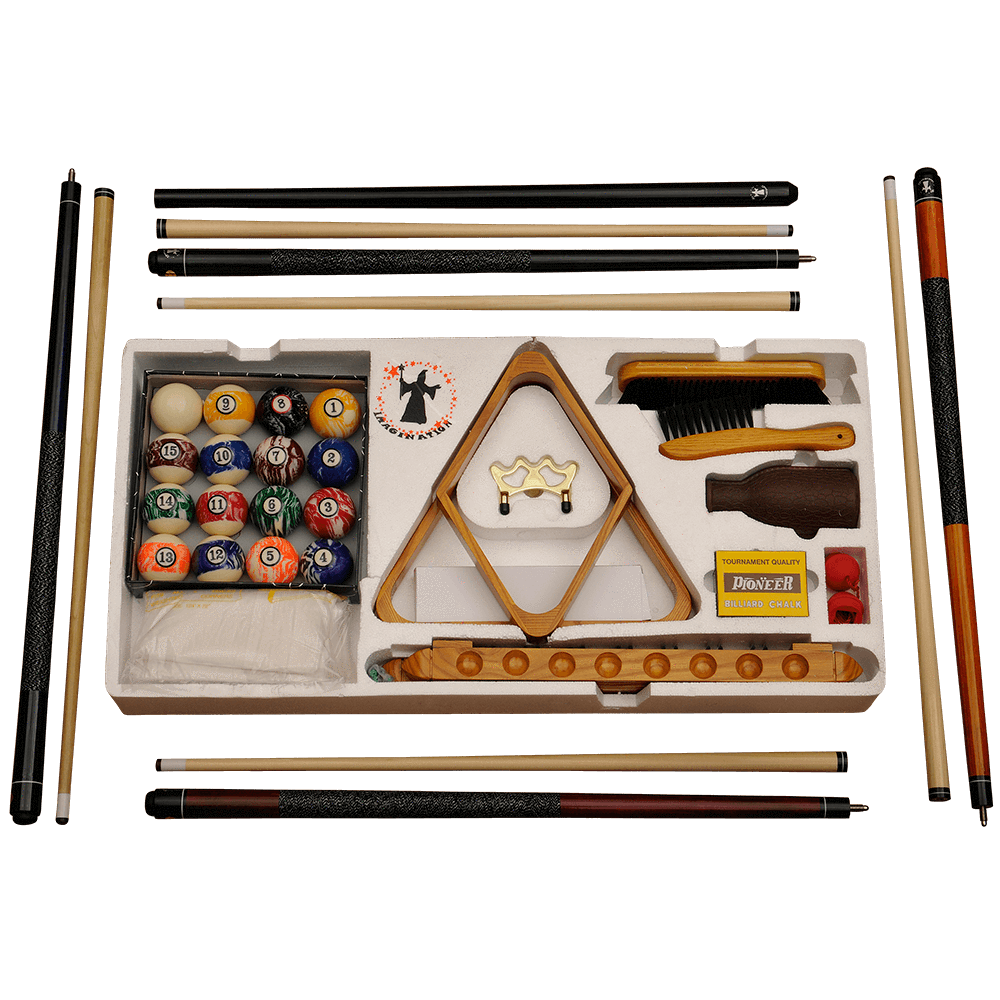 Cedar Log Deluxe Pool Table Accessory Kit