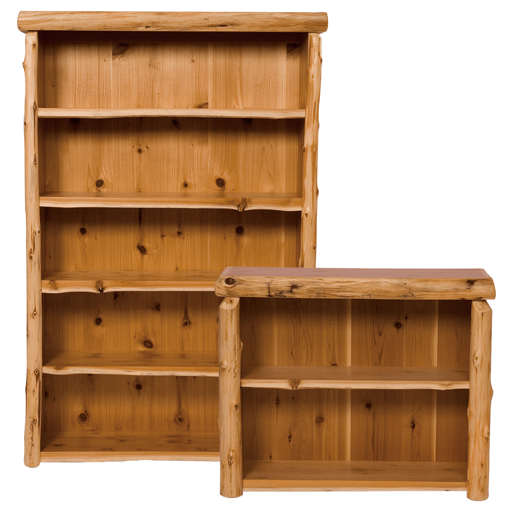 Cedar Bookshelves