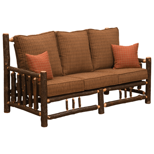 Hickory Log Frame Sofa