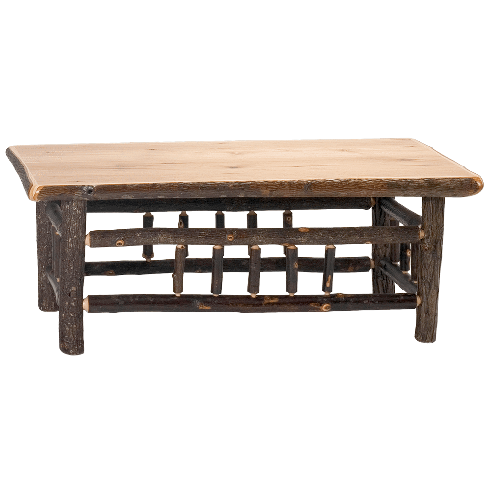 Hickory Open Coffee Table