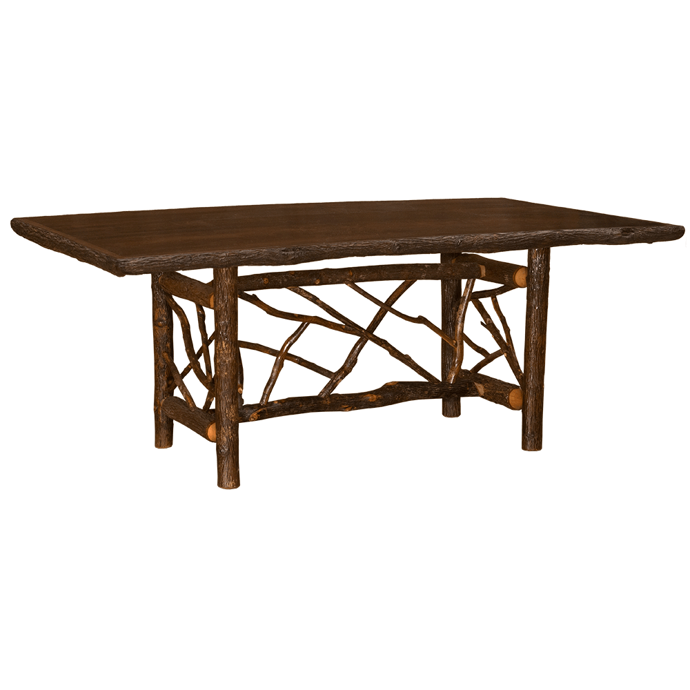 Hickory Twig Log Dining Table