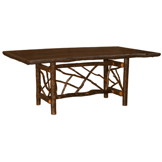 Hickory Twig Log Dining Table