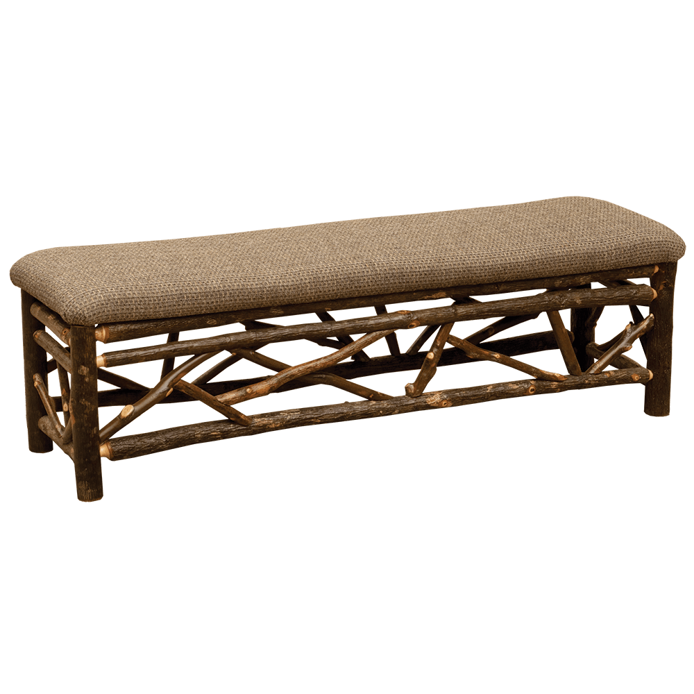 Hickory Twig Bench