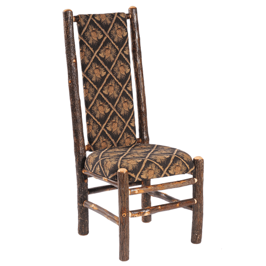 Hickory High Back Upholstered Back Side Chair