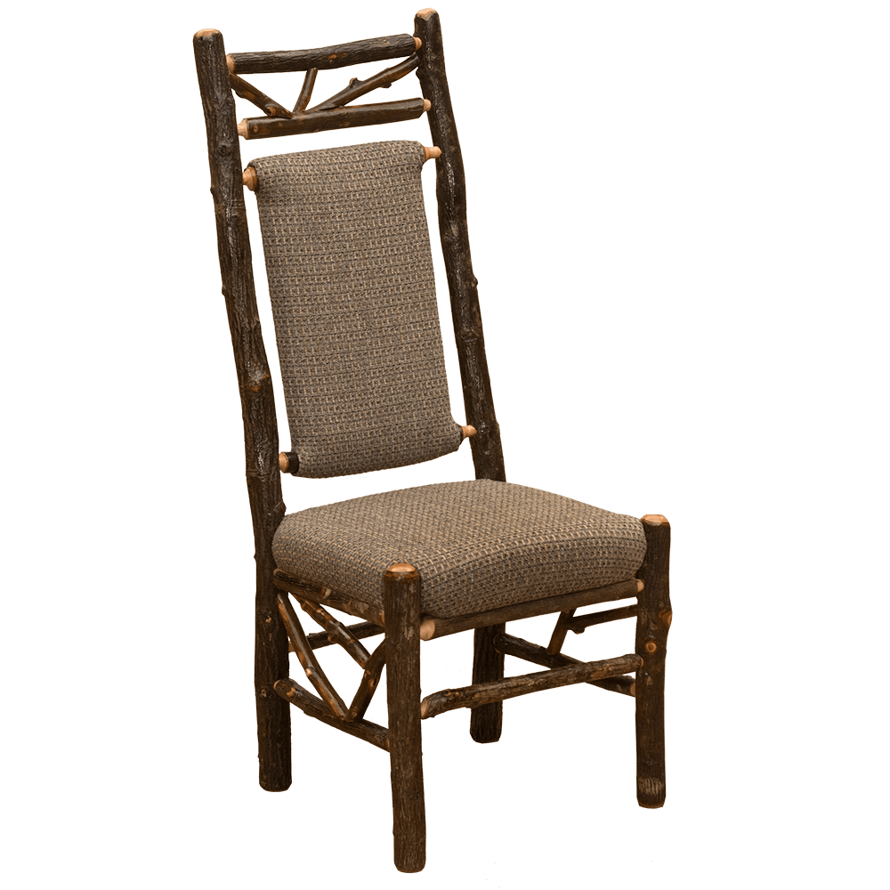 Hickory Twig Upholstered Back Side Chair