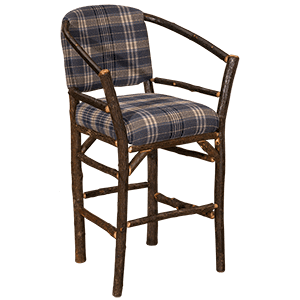 Hickory Hoop Barstool