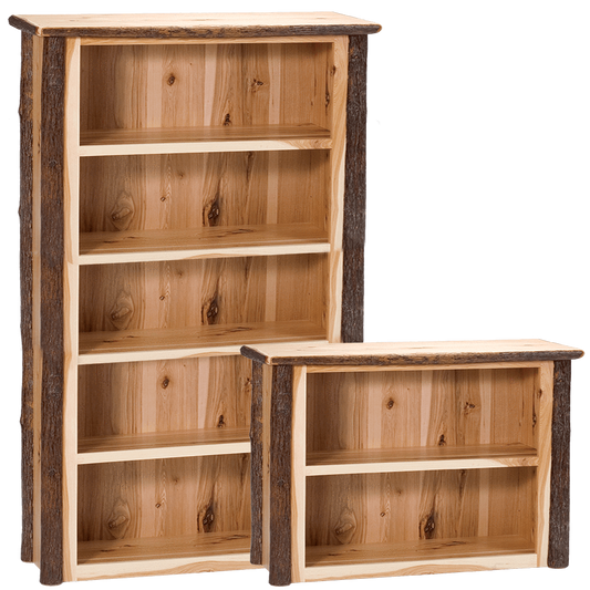 Hickory Bookshelves