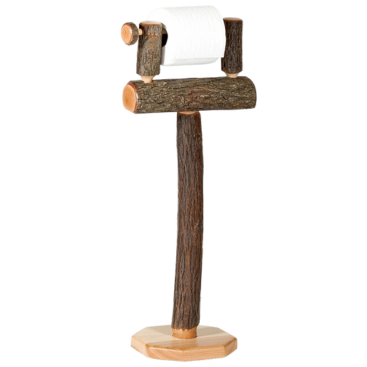 Hickory Free-Standing Toilet Paper Holder