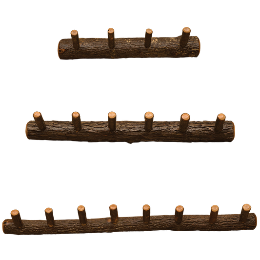 Hickory Wall Coat Rack