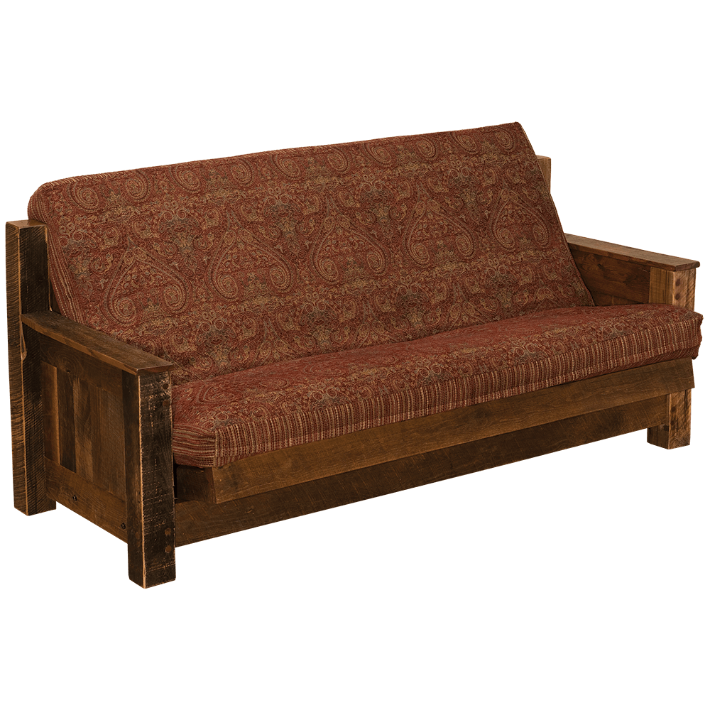 Barnwood Futon and Futon Cover