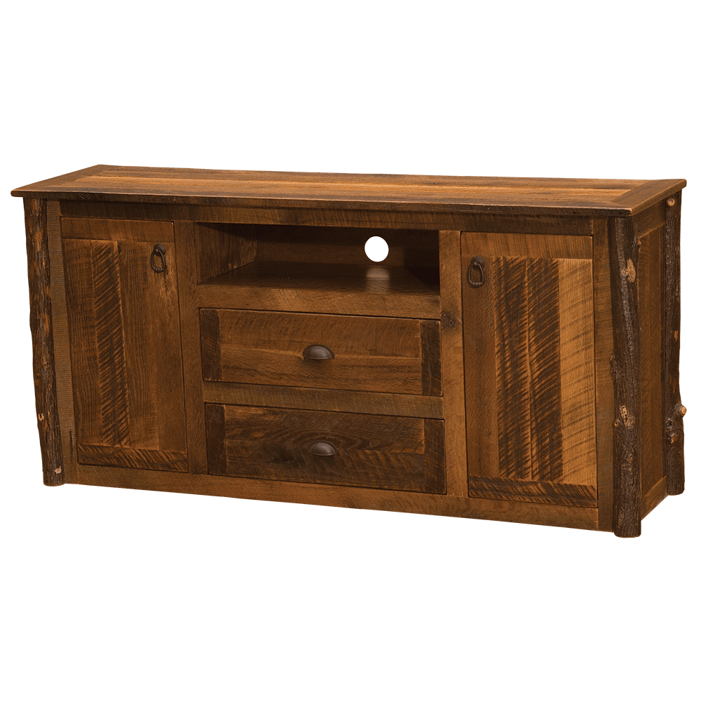 Barnwood Widescreen Television Stand