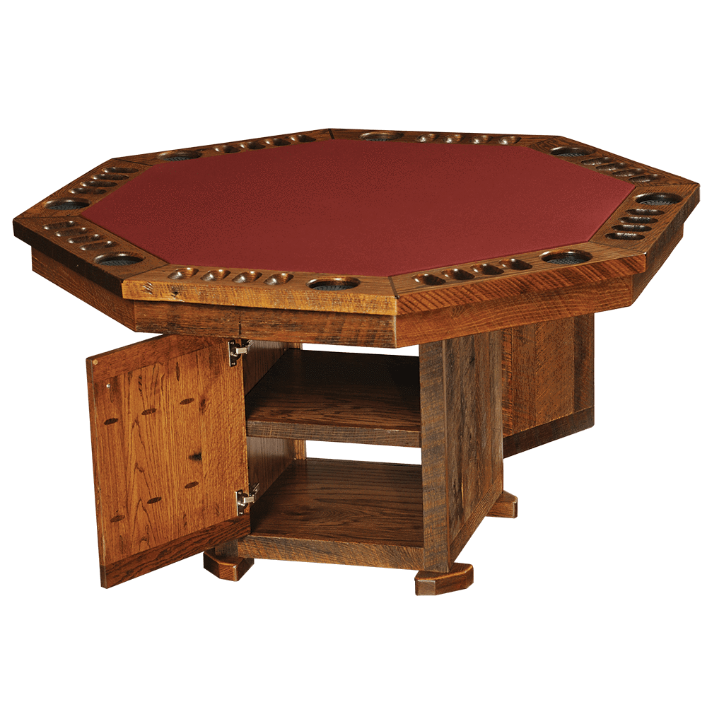 Barnwood Poker Table