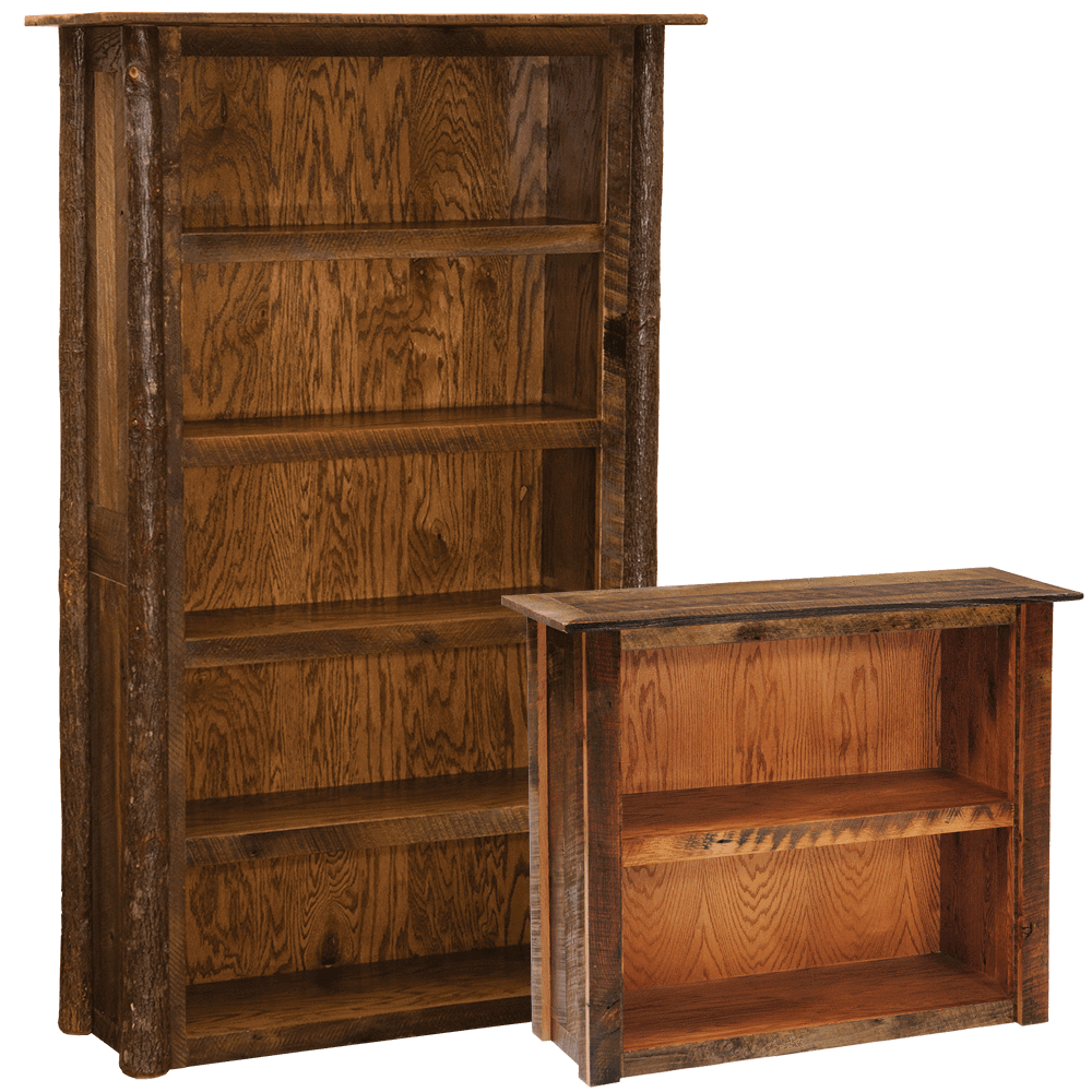 Barnwood Bookshelves