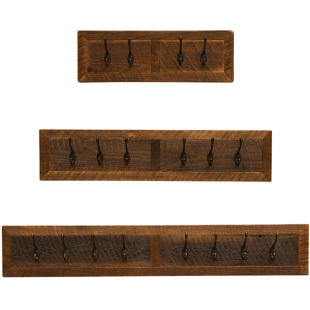 Barnwood Wall Coat Rack