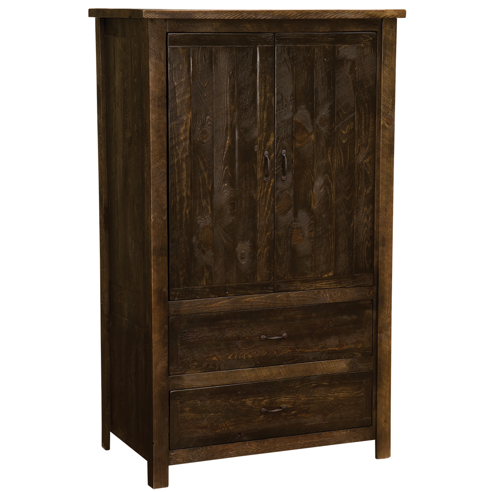 Frontier Two Drawer Wardrobe