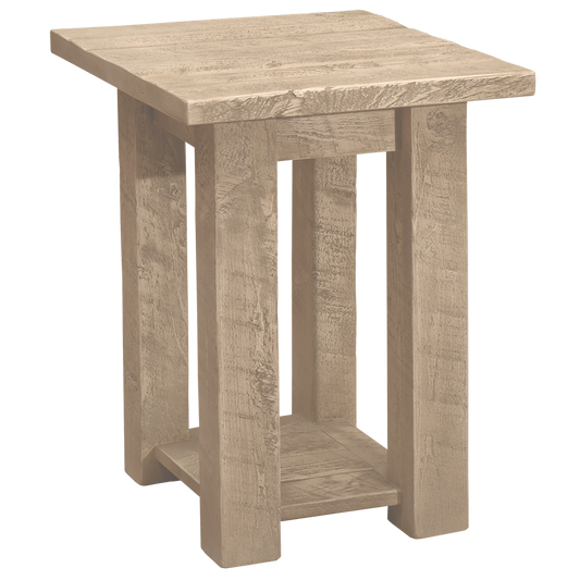 Frontier Open End Table with Shelf