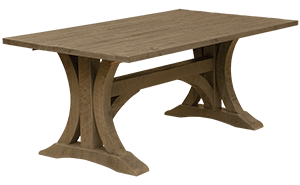 Frontier Rectangle Cathedral Dining Table