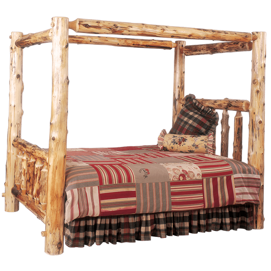 Cedar Canopy Log Bed