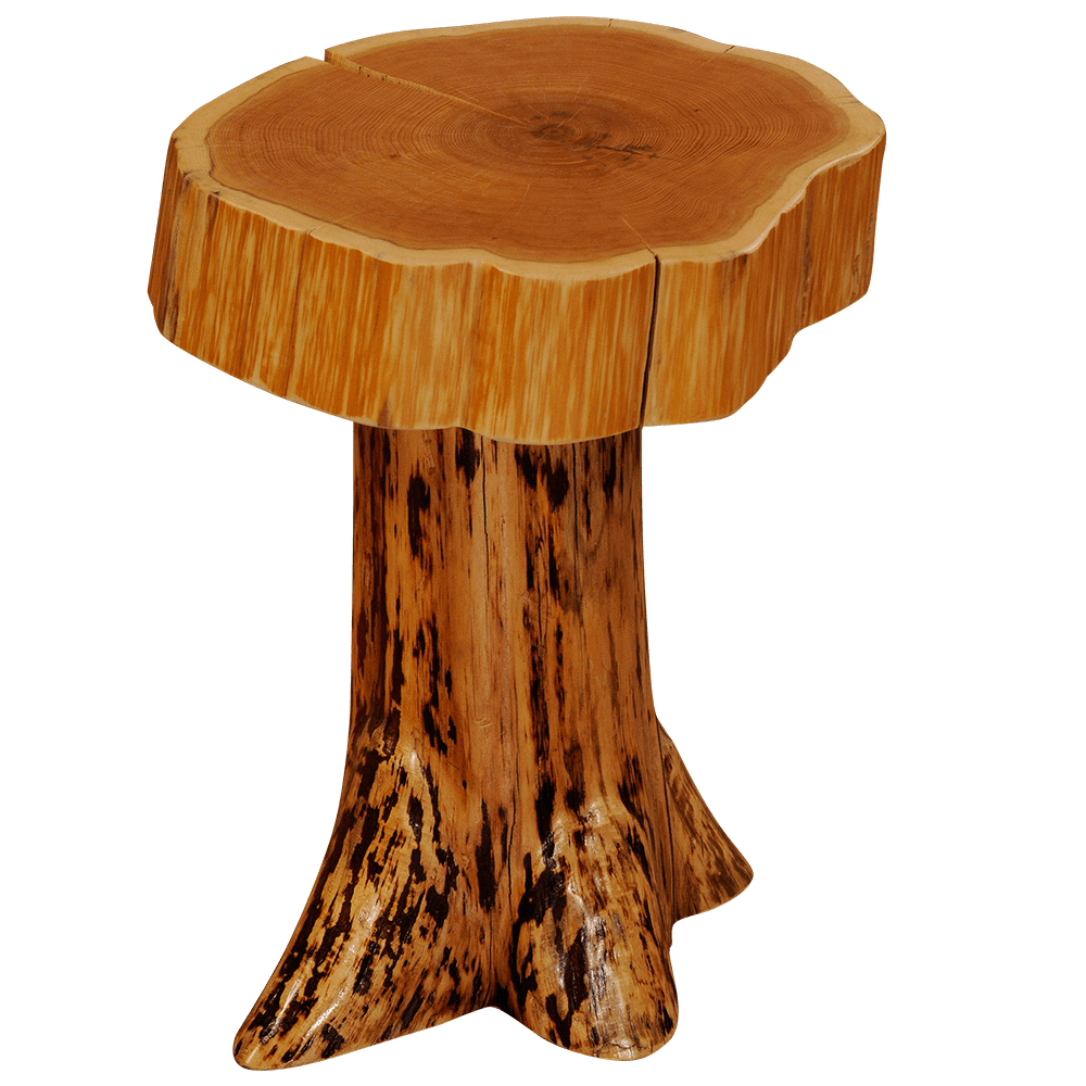 Cedar Stump Nightstand
