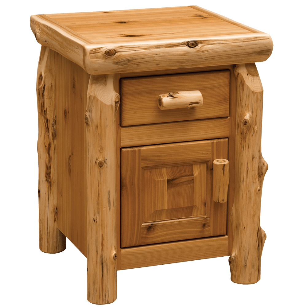 Cedar Enclosed Nightstand