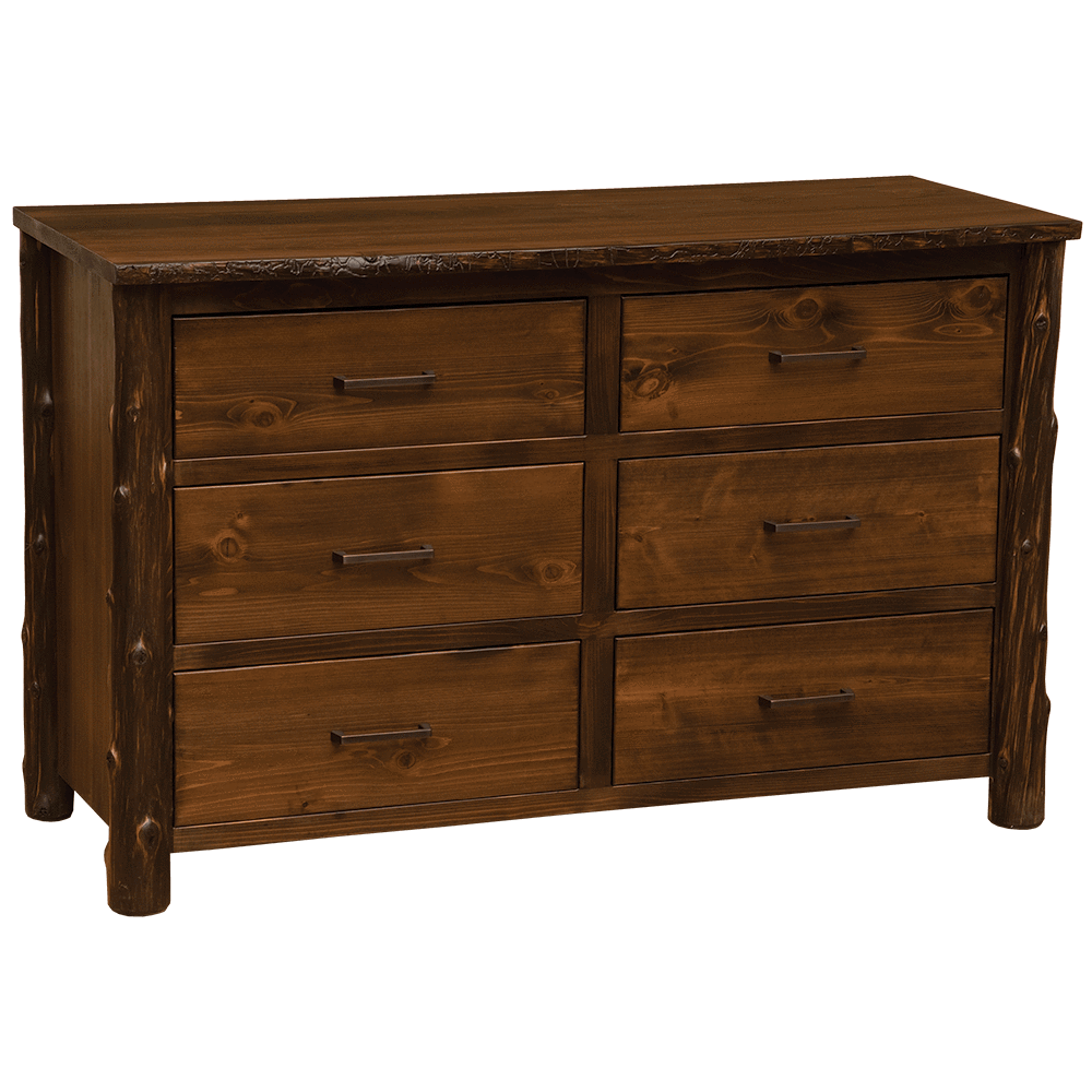 Cedar Six Drawer Dresser