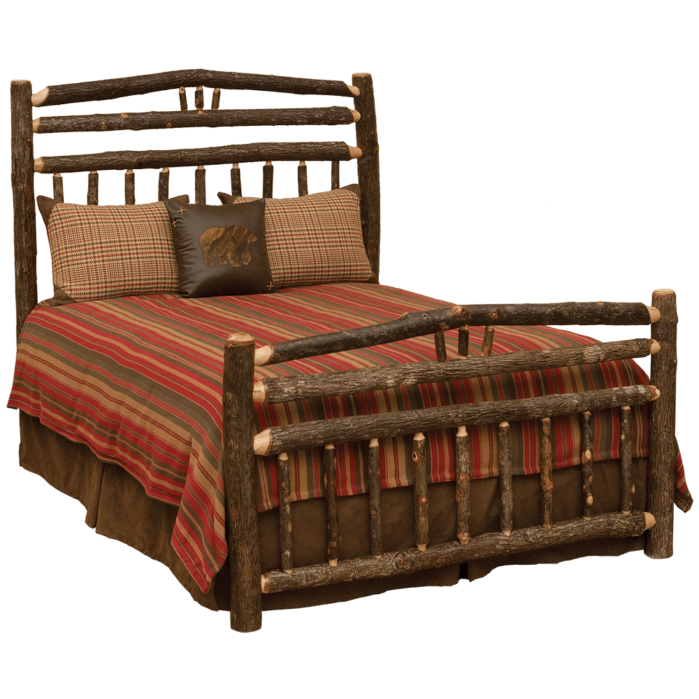 Hickory Wagon Wheel Bed