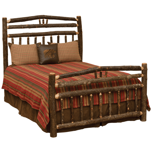 Hickory Wagon Wheel Bed